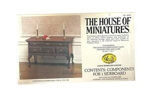 Vintage The House of Miniatures Chippendale Sideboard‎ Kit #40025